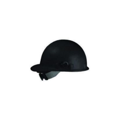 Picture of Honeywell Fibre-Metal® P2A Hard Hat  Black  Swingstrap W/ Quicklok Part# - P2Aqsw11A000