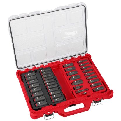 Picture of Milwaukee® Tool Shockwave Imp Dty Skt 3/8 Dr 36Pc Sae/Mm Packou Part# - 49-66-6805