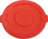 Picture of Rubbermaid Commercial Brute 32 Lid Part# - Fg263100Red