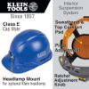 Picture of Klein Tools Hard Hat  Non-Vented  Cap Style  Blue Part# - 60248