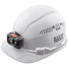 Picture of Klein Tools Hard Hat  Vented  Cap Style W/Rechg Headlamp  Wh Part# - 60113Rl