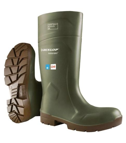 Picture of Dunlop® Protective Footwear Foodpro Purofort Mg Sfyeh'Omega Grn/Brn Part# - 5183155.11