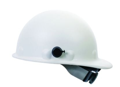 Picture of Honeywell Fibre-Metal® P2A Hard Hat  White  Swingstrap W/ Quicklok Part# - P2Aqsw01A000