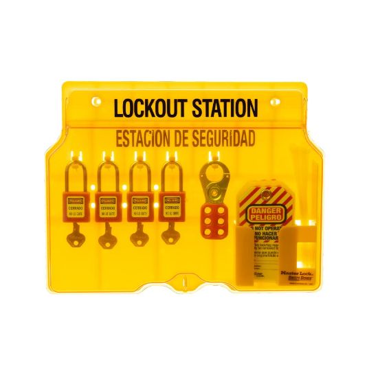 Picture of Master Lock® Safety Series Lockout Stations Part# - 1482Bp410