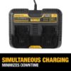 Picture of Dewalt® 20V Max Xr Li-Ion Battery Charger W/Usb Part# - Dcb102Bp