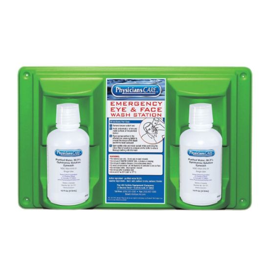 Picture of First Aid Only® 16-Oz. Eye & Skin Flushstation W/2 16-Oz B Part# - 24-102