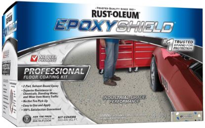 Picture of Rust-Oleum® 2-Part Floor Coating Kit  Semi-Gloss Silver Gray Part# - 203373