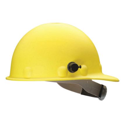 Picture of Honeywell Fibre-Metal® P2A Hard Hat  Yellow  Ratchet W/ Quicklok Part# - P2Aqrw02A000