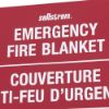 Picture of Sellstrom® Emer Fire Blanket W/ Metal Storage Cab 1 000F Part# - S97457