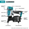 Picture of Makita® 1-3/4" Roofing Coil Nailer Part# - An454