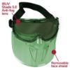 Picture of Kleenguard™ Fullface Black Frame Faceshield Anti Fog 5.0 Len Part# - 18633