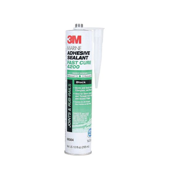 Picture of 3M™ 3M Marine Adhesive Sealant Fast Cure 4200Fc Blk Part# - 7000120497