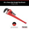 Picture of Ridgid® 48 Steel Hd Pipe Wrench Part# - 31040