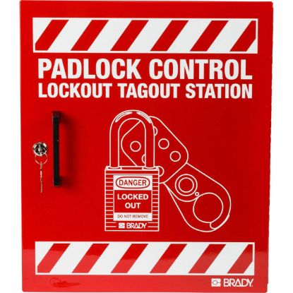 Picture of Brady® Large Steel Padlock Control Center Y268080 Part# - Lr018E