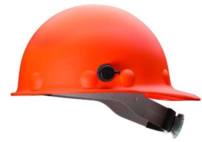 Picture of Honeywell Fibre-Metal® P2A Hard Hat  Strong Orange  Ratchet W/ Quicklok Part# - P2Aqrw46A000