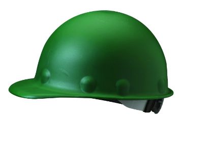 Picture of Honeywell Fibre-Metal® P2A Hard Hat  Green  Ratchet Part# - P2Arw74A000