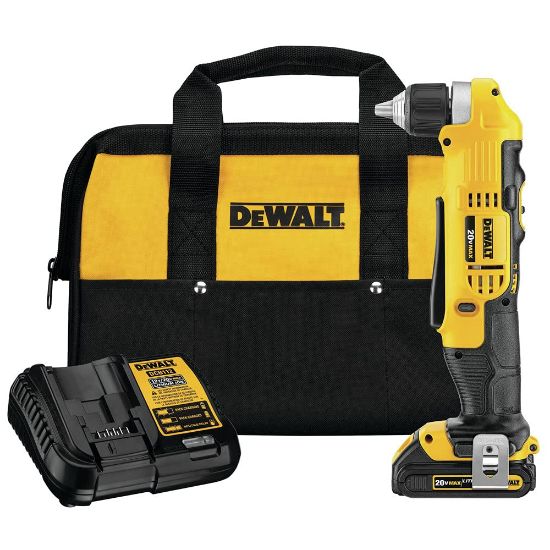 Picture of Dewalt® 20V Max Li-Ion Compact Right Angle Drill Kit (1 Part# - Dcd740C1