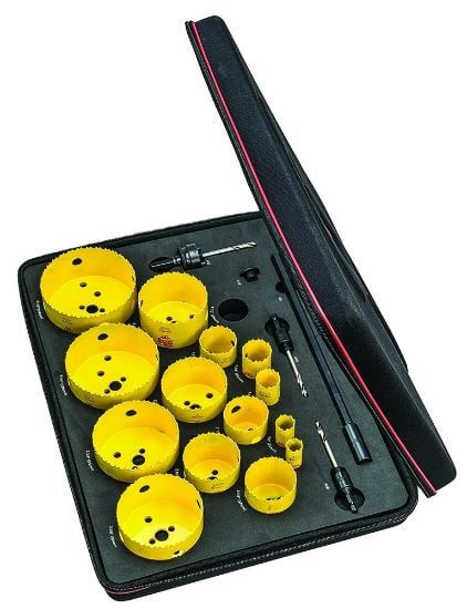 Picture of L.S. Starrett Dch Industrial Kit W/15Holesaws And 5 Acc Part# - Kdc15061-N