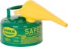 Picture of Eagle 1 Gal Safety Can  Type I  Funnel  Green Part# - Ui10Fsg