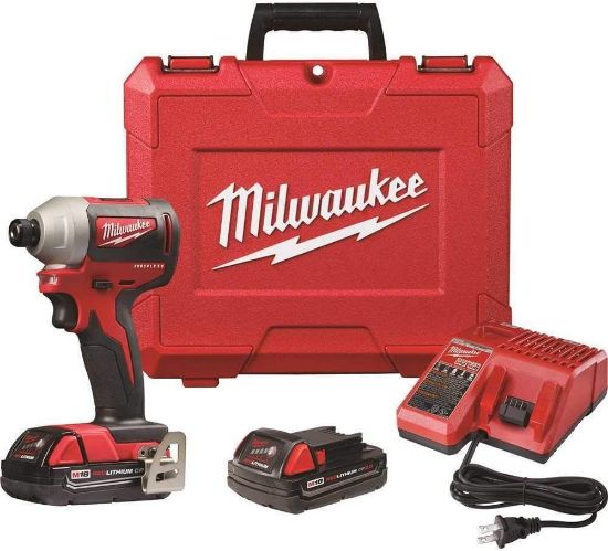 Picture of Milwaukee® Tool 1/4 In. Hex Impact Driver Kit Part# - 2850-22Ct