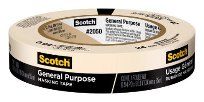 Picture of Scotch® Scotch Masking Tape .94"X60Yd (24Mmx55M) 2050-1A Part# - 7100192223