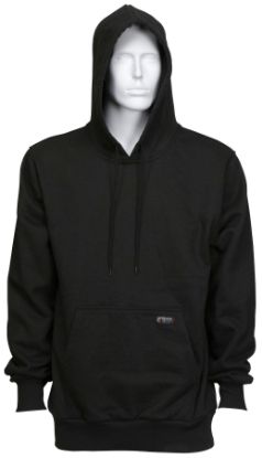 Picture of Mcr Safety Fr Hooded Sweatshirt Pullover Black L Part# - Ss2Bkl