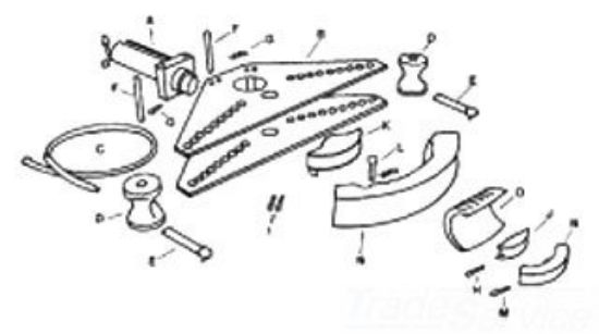 Picture of Greenlee® Pipe Supp Part# - 15671