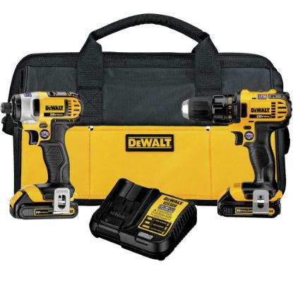 Picture of Dewalt® 20V Max Li-Ion Compact Drill & Impact Combo Kit Part# - Dck280C2