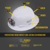 Picture of Klein Tools Hard Hat  Non-Vented  Full Brim Style Part# - 60400