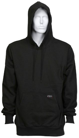 Picture of Mcr Safety Fr Hooded Sweatshirt Pullover Black X2 Part# - Ss2Bkx2