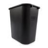 Picture of Rubbermaid Commercial Wasterbasket Small Rect14Qt/13L Bla Part# - Fg295500Bla