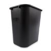 Picture of Rubbermaid Commercial Wasterbasket Small Rect14Qt/13L Bla Part# - Fg295500Bla