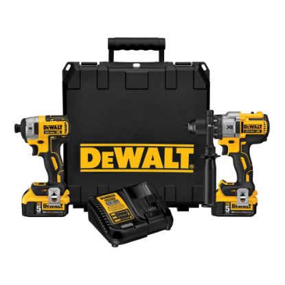 Picture of Dewalt® 20V Max Li-Ion Bl Prem Hd/Impact Combo 5.0Ah Part# - Dck299P2