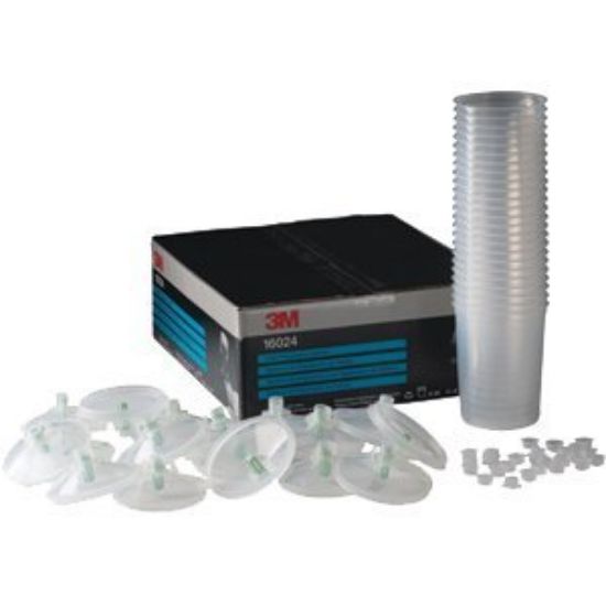 Picture of 3M™ 16024  Large 28 Fl Oz1Kit=25 Liners And Lids Part# - 7010029843