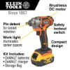 Picture of Klein Tools Battery-Operated Comp Imp Wr 1/2-" Detent Pin Kt Part# - Bat20Cw1