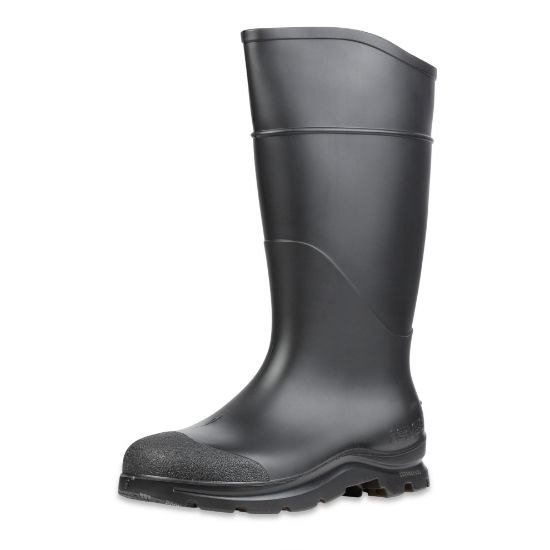 Picture of Servus 16" Black Knee Boot Plain Toe Pvc Angle C Part# - 18822-060