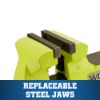 Picture of Wilton 1550 5" Hi-Viz Safety Vise W/Swivel Base Part# - 63187