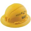 Picture of Klein Tools Hard Hat  Vented  Full Brim Style  Yellow Part# - 60262