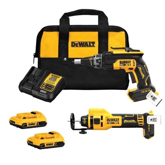 Picture of Dewalt® 20V Bl Screwgun Cutout Combo Kit (2.0Ah) Part# - Dck265D2