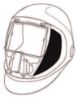 Picture of 3M™ Helmet  9100 Welding With Side Windows Part# - 7000127135