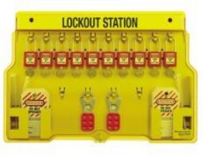 Picture of Master Lock® Safety Series Lockout Stations Part# - 1483Bp410