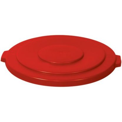 Picture of Rubbermaid Commercial Brute Lid Vented 44G/167L Red Part# - Fg264560Red