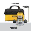 Picture of Dewalt® 2-1/4 Hp Electronic Vs Fixed Base Router Kit Part# - Dw618K