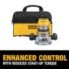 Picture of Dewalt® 2-1/4 Hp Electronic Vs Fixed Base Router Kit Part# - Dw618K