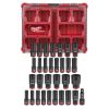 Picture of Milwaukee® Tool Shockwave Imp Dty Skt 1/2 Dr 31Pc Sae/Mm Packou Part# - 49-66-6806