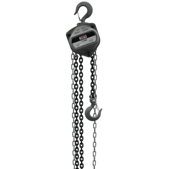 Picture of Jet S90-100-30  1 Ton Hand Chain Hoist W/ 30' Lift Part# - 101913