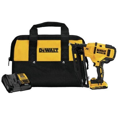 Picture of Dewalt® 20V Max 16Ga Angled Finish Nailer Kit Part# - Dcn660D1