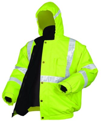 Picture of Mcr Safety Bomber Plus Jkt W/ Zip-In Fleece Liner- Detach Part# - Bpcl3Lxl