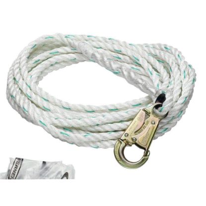 Picture of Werner 50' Vertical Lifeline -5/8" Pbrope  Snap Hook Part# - L201050