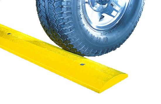 Picture of Checkers Plastic Speed Bump6' Standard72"X2"X10"Yelw/ Part# - Sb6S-Sy